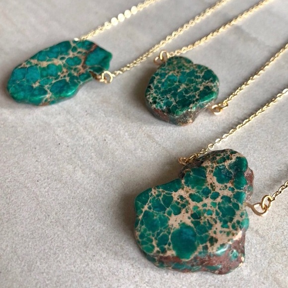 Last 1! 🌟Raw Jasper Sea Sediment Necklace - Picture 4 of 6